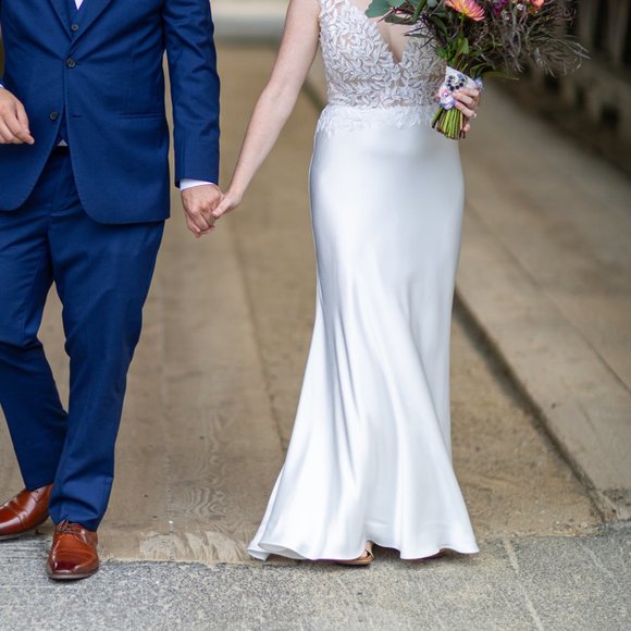 BHLDN Jenny Yoo Zola Wedding Dress, Size 6 - Picture 6 of 12